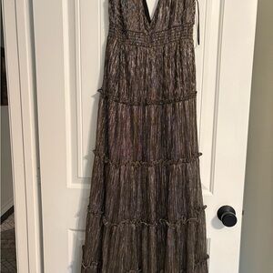 Elegant Multicolor Maxi Dress